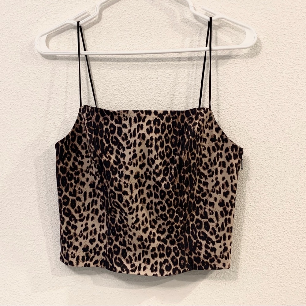 🌻4 for $25🌻 Vintage Cheetah Print Crop Top